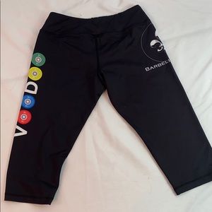 Barbell voodoo cropped leggings